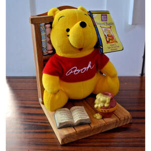 Disney Winnie the Pooh Bookend Buddies Plush with Storybooks Vintage